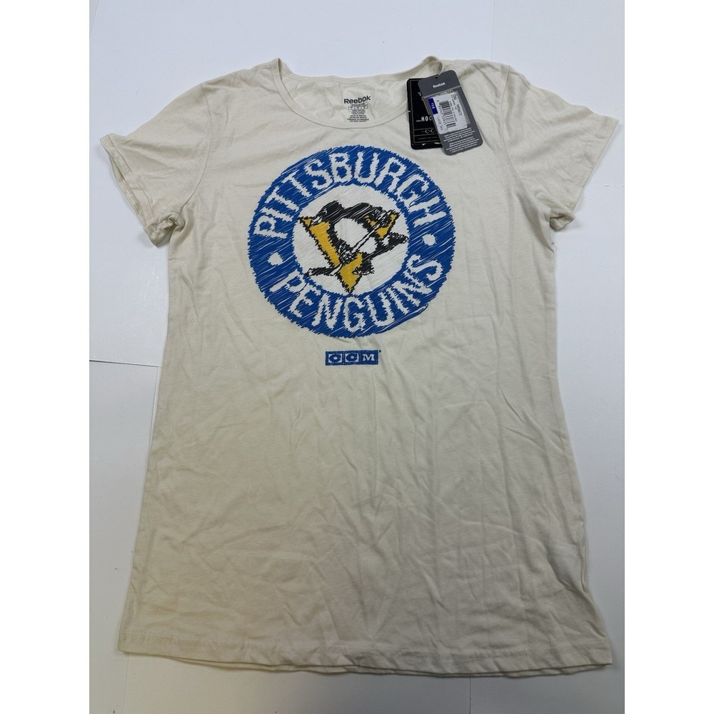 NWT Reebok Pittsburgh Penguins Winter Classic Tee, Womens Size Large New!